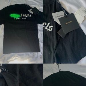 PALM ANGLES sprayed logo t-shirt